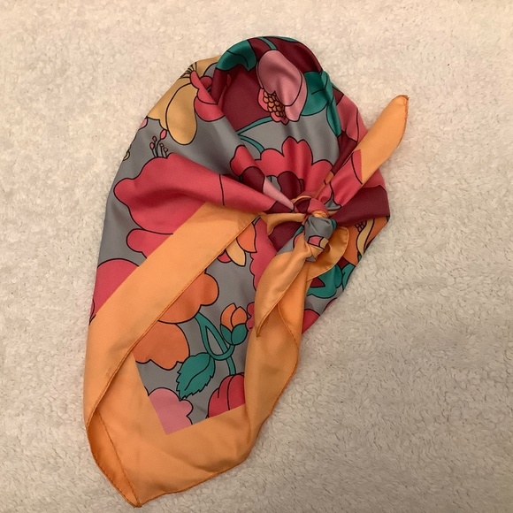 Zara Silk Scarf - Picture 1 of 3